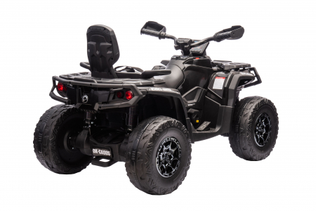ATV electric Premier 4x4 Can-Am Outlander, 2 copii, 24V, roti cauciuc EVA, negru [9]