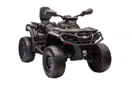 ATV electric Premier 4x4 Can-Am Outlander, 2 copii, 24V, roti cauciuc EVA, negru [12]