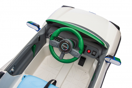 Masinuta electrica Premier Mini Concept Aceman, 12V, roti cauciuc EVA, scaun piele ecologica, alb [35]