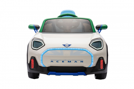 Masinuta electrica Premier Mini Concept Aceman, 12V, roti cauciuc EVA, scaun piele ecologica, alb [2]