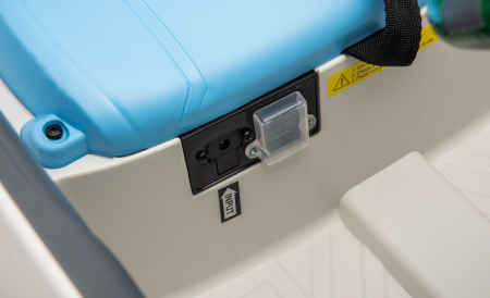 Masinuta electrica Premier Mini Concept Aceman, 12V, roti cauciuc EVA, scaun piele ecologica, alb [27]