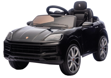 Masinuta electrica Premier Porsche Cayenne E-Hybrid Coupe, 12V, scaun piele ecologica, negru [3]