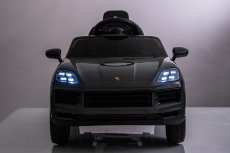 Masinuta electrica Premier Porsche Cayenne E-Hybrid Coupe, 12V, scaun piele ecologica, negru [25]