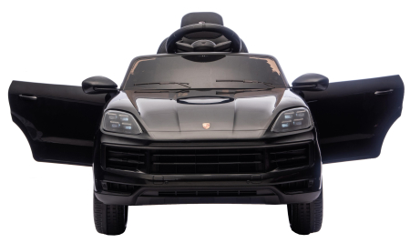 Masinuta electrica Premier Porsche Cayenne E-Hybrid Coupe, 12V, scaun piele ecologica, negru [12]
