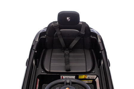 Masinuta electrica Premier Porsche Cayenne E-Hybrid Coupe, 12V, scaun piele ecologica, negru [18]