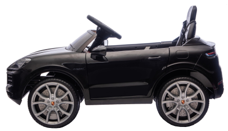 Masinuta electrica Premier Porsche Cayenne E-Hybrid Coupe, 12V, scaun piele ecologica, negru [4]
