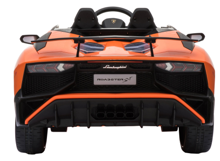 Masinuta electrica Premier Lamborghini Aventador ST, 12V, portocaliu [5]