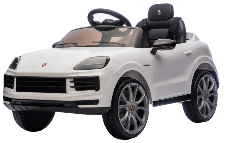 Masinuta electrica Premier Porsche Cayenne E-Hybrid Coupe, 12V, scaun piele ecologica, alb [20]