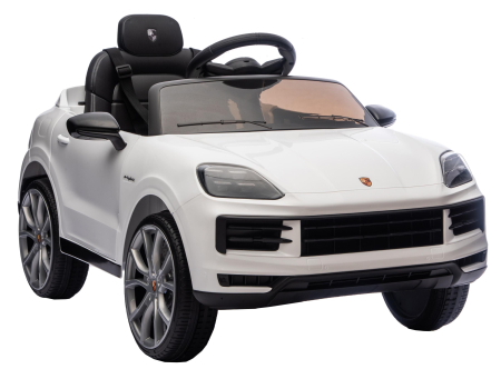 Masinuta electrica Premier Porsche Cayenne E-Hybrid Coupe, 12V, scaun piele ecologica, alb [13]