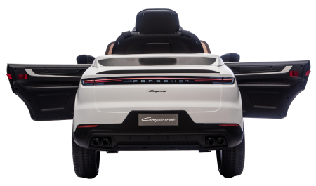 Masinuta electrica Premier Porsche Cayenne E-Hybrid Coupe, 12V, scaun piele ecologica, alb [17]