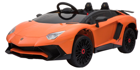 Masinuta electrica Premier Lamborghini Aventador ST, 12V, portocaliu [2]