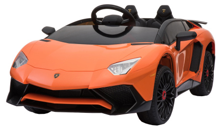 Masinute electrice - Masinuta electrica Premier Lamborghini Aventador ST, 12V, portocaliu