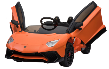 Masinuta electrica Premier Lamborghini Aventador ST, 12V, portocaliu [8]