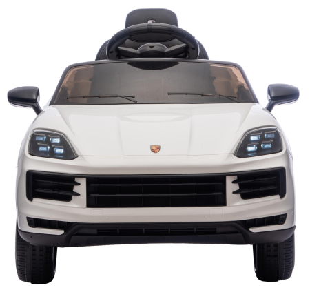 Masinuta electrica Premier Porsche Cayenne E-Hybrid Coupe, 12V, scaun piele ecologica, alb [1]