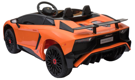 Masinuta electrica Premier Lamborghini Aventador ST, 12V, portocaliu [13]