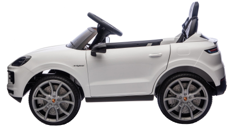 Masinuta electrica Premier Porsche Cayenne E-Hybrid Coupe, 12V, scaun piele ecologica, alb [8]