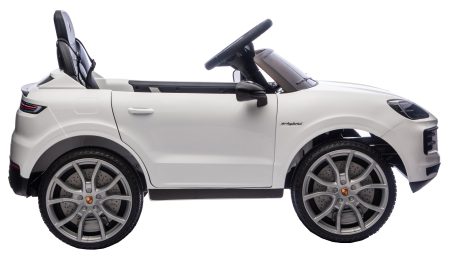 Masinuta electrica Premier Porsche Cayenne E-Hybrid Coupe, 12V, scaun piele ecologica, alb [12]