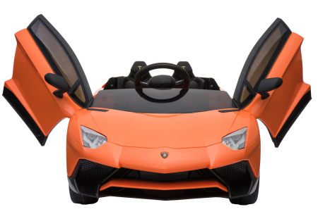 Masinuta electrica Premier Lamborghini Aventador ST, 12V, portocaliu [7]