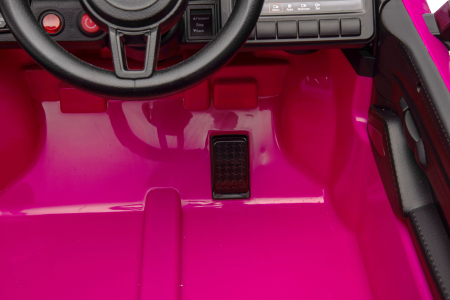 Masinuta electrica Premier Porsche Spyder 718 RS , 12V, roti cauciuc EVA, scaun piele ecologica, roz [23]