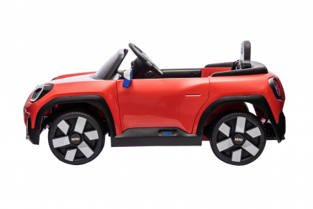 Masinuta electrica Premier Mini Concept Aceman, 12V, roti cauciuc EVA, scaun piele ecologica, rosu [6]