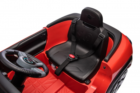 Masinuta electrica Premier Mini Concept Aceman, 12V, roti cauciuc EVA, scaun piele ecologica, rosu [24]