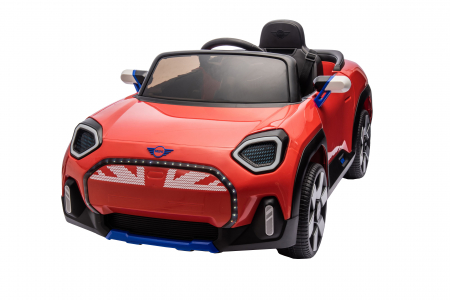 Masinuta electrica Premier Mini Concept Aceman, 12V, roti cauciuc EVA, scaun piele ecologica, rosu [19]