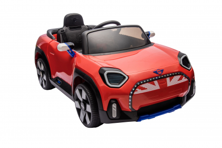 Masinuta electrica Premier Mini Concept Aceman, 12V, roti cauciuc EVA, scaun piele ecologica, rosu [16]