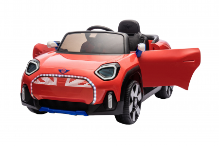 Masinuta electrica Premier Mini Concept Aceman, 12V, roti cauciuc EVA, scaun piele ecologica, rosu [13]