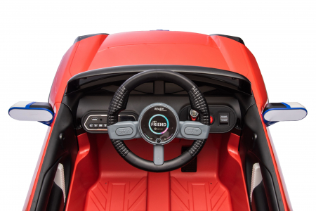 Masinuta electrica Premier Mini Concept Aceman, 12V, roti cauciuc EVA, scaun piele ecologica, rosu [31]