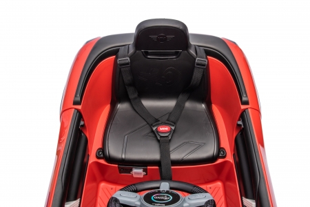 Masinuta electrica Premier Mini Concept Aceman, 12V, roti cauciuc EVA, scaun piele ecologica, rosu [23]