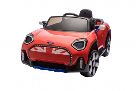 Masinuta electrica Premier Mini Concept Aceman, 12V, roti cauciuc EVA, scaun piele ecologica, rosu [33]