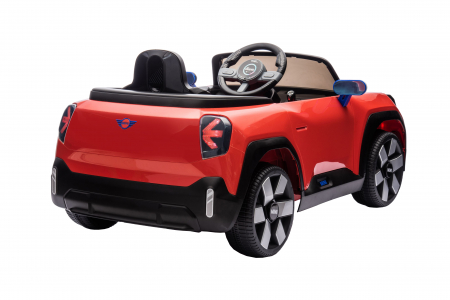 Masinuta electrica Premier Mini Concept Aceman, 12V, roti cauciuc EVA, scaun piele ecologica, rosu [9]