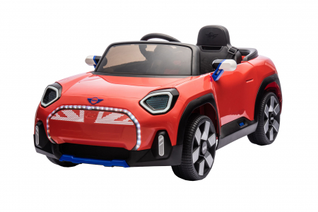 Masinuta electrica Premier Mini Concept Aceman, 12V, roti cauciuc EVA, scaun piele ecologica, rosu [1]