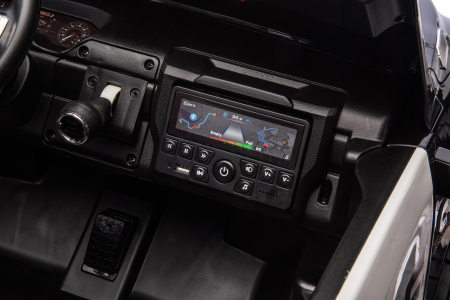 Masinuta electrica Premier RAM 3500 Politie, 12V, 2 copii, roti cauciuc EVA, scaun piele ecologica, negru [19]