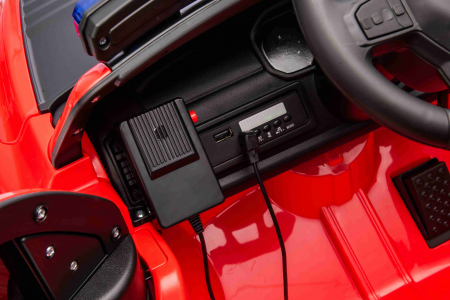 Masinuta electrica Premier RAM 1500 RHO Pompieri, 12V, roti cauciuc EVA, scaun piele ecologica, rosu [23]