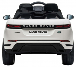 Masinuta electrica Premier Range Rover Evoque, 12V, roti cauciuc EVA, scaun piele ecologica, alb [6]