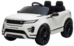 Masinuta electrica Premier Range Rover Evoque, 12V, roti cauciuc EVA, scaun piele ecologica, alb [3]