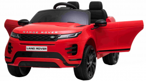 Masinuta electrica Premier Range Rover Evoque, 12V, roti cauciuc EVA, scaun piele ecologica, rosu [4]