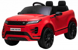 Masinuta electrica Premier Range Rover Evoque, 12V, roti cauciuc EVA, scaun piele ecologica, rosu [10]