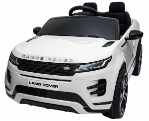 Masinuta electrica Premier Range Rover Evoque, 12V, roti cauciuc EVA, scaun piele ecologica, alb [14]