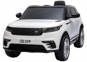 Masinute electrice - Masinuta electrica Premier Range Rover Velar, 12V, roti cauciuc EVA, scaun piele ecologica, alb