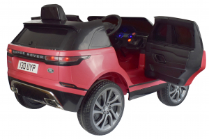 Masinuta electrica Premier Range Rover Velar, 12V, roti cauciuc EVA, scaun piele ecologica, roz [5]