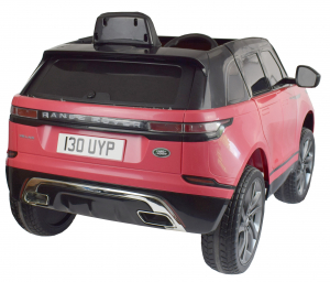 Masinuta electrica Premier Range Rover Velar, 12V, roti cauciuc EVA, scaun piele ecologica, roz [2]
