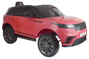 Masinuta electrica Premier Range Rover Velar, 12V, roti cauciuc EVA, scaun piele ecologica, roz [10]