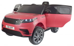 Masinuta electrica Premier Range Rover Velar, 12V, roti cauciuc EVA, scaun piele ecologica, roz [7]