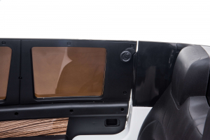 Masinuta electrica Premier Range Rover Vogue HSE, 12V, 2 locuri, roti cauciuc EVA, scaun piele ecologica, alb [26]