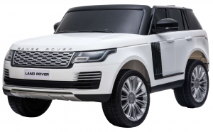 Masinuta electrica Premier Range Rover Vogue HSE, 12V, 2 locuri, roti cauciuc EVA, scaun piele ecologica, alb [17]