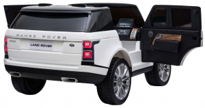 Masinuta electrica Premier Range Rover Vogue HSE, 12V, 2 locuri, roti cauciuc EVA, scaun piele ecologica, alb [14]