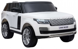 Masinuta electrica Premier Range Rover Vogue HSE, 12V, 2 locuri, roti cauciuc EVA, scaun piele ecologica, alb [8]