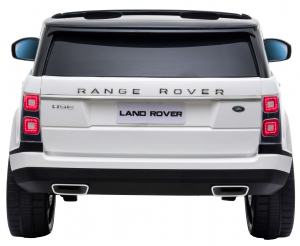 Masinuta electrica Premier Range Rover Vogue HSE, 12V, 2 locuri, roti cauciuc EVA, scaun piele ecologica, alb [6]